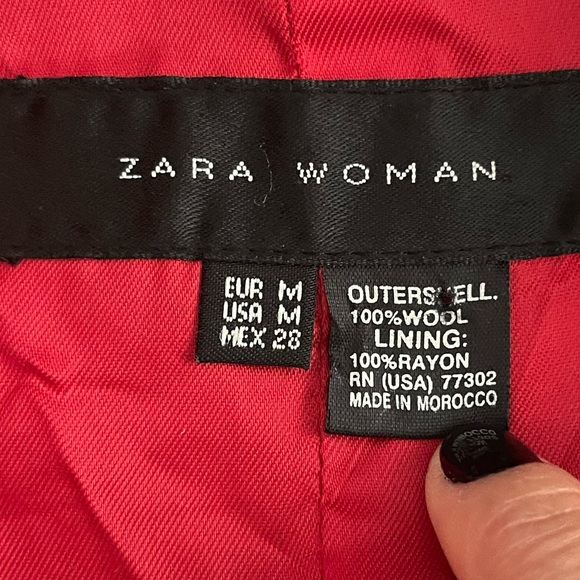 Zara Wool Trench Coat - Picture 4 of 11